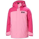 Helly-Hansen Junior Uni Level Jacket - Wasserdichte, atmungsaktive Skijacke für Kinder, Wintersportausrüstung, 068 Sugar Pink - 14