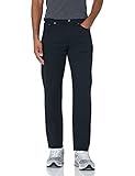 Amazon Essentials Herren 5-Pocket-Stretch-Twillhose, Gerade Geschnitten, Schwarz, 38W / 32L