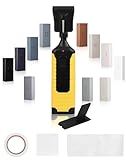 Laminat Reparatur, Wachs Holzkitt Parkett Reparaturset Hartwachs Vinyl Holz Reparaturset Loch Ausbessern Kratzreparatur für Laminat, Holz Möbel Fußboden, PVC Vinylboden, Parkett Schäden Ausbessern