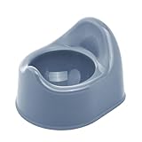 Rotho Babydesign Bella Bambina Kindertopf - Kinder-Toilettensitz in Misty Blau - Nachhaltiges und ergonomisches Töpfchen für Kinder - Komfortabel und praktisch für die Toilettenausbildung