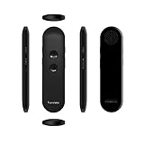 TISVY Tragbarer Smart Voice-Sprachübersetzer T4 Sofortiger Zwei-Wege-Sprachübersetzer 42 Sprachen Übersetzung für Geschäftsreisen (Color : Black)