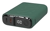Realpower Powerbank PB-10000C PD+ 3X Type-C,Dunkelgrün