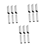 TOPBATHY 3 Sätze Croissant-Werkzeug Backen Zubehör Set Backzubehör Metallform Cannoli-schimmel Croissant-metallrohr Hornformen Croissant-Brot Backform Rostfreier Stahl Silver 6 Stück * 3