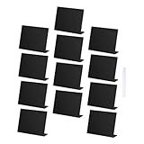 HAPINARY 1 Satz Ausstellungsstand Hochzeitszeichen Kreidetafel Dekorationen Mini-tafel Hinweistafeln Für Zu Hause Inhaber Markierungen Memo-tafel Planke 3 Mm Umweltfreundliches Acryl Black