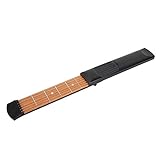 Tragbarer Mini-Akkordtrainer für Gitarrenübungen mit 6 Bünden und Übungshänden Zur Verbesserung der Fähigkeiten