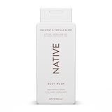 Native Duschgel für Frauen & Männer - ohne künstliche Duftstoffe oder Mineralöle - Seife mit Kokosnuss- & Vanille-Duft - sanfte Reinigung mit pflanzlichen Inhaltsstoffen - 1 x 532 ml