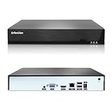 Evtevision 4K NVR 36CH Netzwerk-Videorekorder unterstützt bis zu 36 x 8 MP/5 MP/4 MP/3 MP/1080P Sicherheits-IP-Kameras, 2 HDD-Anschlüsse, 36-K-Überwachungs-NVR mit AI-Bewegungserkennung