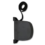 DOJA Barcelona | Rolladen Gurtwickler | 14 cm Band | Schwarz | Rollo Gurtwickler | Rollladen Aufwickler | Aufklappbarer, Jalousien Gurtführung, Rollladengurt, Rollladen Ersatzteile