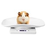 Haustierwaage, Babywaage Digital Baby Waage Haustier Skala Tierwaage Messwaage mit LCD-Display und 4 Gewichtungsmodi für Kleinen Katzen Hunden Hamster Futte 10 Kg/1 G