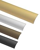 Gedotec Übergangsprofil Laminat - Vinyl Übergangs-Schiene selbstklebend Bodenprofil gewölbt | MADE IN GERMANY | Alu Messing eloxiert | Profil 30 x 1000 mm | 1 Stück - Ausgleichsprofil Aluminium