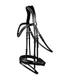 WALDHAUSEN S-Line Trensenzaum Blackshine, schwarz, XWB