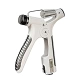 Handgreifer, Fingertrainer, 10–80 kg, verstellbarer Widerstand, Griffkrafttrainer, Unterarmtrainer mit Zähler für Frauen