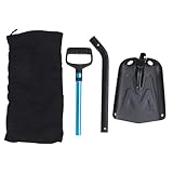 Spitz - Telescopischer Schneeschaufel, Leicht Aluminiumlegierung, Abnehmbar, Breiter Kopf - Effiziente Schneeräumung, Verstellbarer Griff, Ideal Für Outdoor Aktivitäten