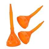 SOIMISS 3 Stück Teiliges Öl einfülltrichter Integriertem Filter Einsetzbar für Auto und Motorrad aus Robustem Kunststoff Auslaufsicher und Einfach zu Handhaben für Sauberes Nachfüllen von