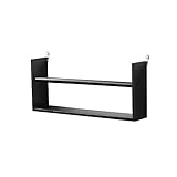 Wand-Bücherregal, schwimmendes Bücherregal, Wandrahmen, Massivholz, Wandmontage, Aufbewahrungsregal, Präsentationsständer, Puppenregal, Heimdekoration für Wohnzimmer, Schlafzimmer, stabile