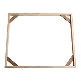 Puupaa Holzrahmen, Keilrahmen, DIY-Rahmen für Malen nach Zahlen, Leinwandbilder, DIY-Rahmen-Set für Poster und Drucke, Bilddekoration (40 x 50 cm)