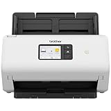 Brother ADS-4500W, Flexibler Dokumentenscanner mit USB, LAN und WLAN, Duplex Scan, Touchscreen, ADS4500WRE1, Weiß