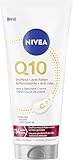 NIVEA Body Q10 Straffend + Anti-Falten Hals & Dekolleté Creme, nährende Body Lotion mit purem Q10, Kreatin und Provitamin B5, straffende Körpercreme für reife und trockene Haut (200 ml)