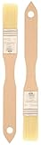 teemando® 2 X Haushaltspinsel, flach, 20 cm, 1 Zoll breiter Backpinsel mit Naturborsten