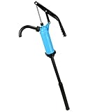 QWORK®Ölpumpe Handpumpe mit Hebel und Einziehbares Rohr, Teleskop Ölfaßpumpe Fasspumpe für Öl, Diesel, Kerosin, Schmieröl, Wasser (150 ml/Pumpe)