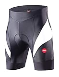 Souke Sports Herren 4D Gepolsterte Radlerhose Atmungsaktiv Schnelltrocknend Fahrradhose