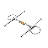 Start Schenkeltrense doppelt gebrochen aus Edelstahl – Pferdegebiss komfortabel & sanft für bessere Kontrolle – robust & langlebig für Training & Alltag (13,5 cm)