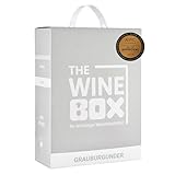 The Wine Box Grauburgunder trocken - Wein-Box Jechtinger Weißwein mit zarten Fruchtaromen nach Pfirsich, Apfel & Zitrusfrüchten, Anbaugebiet Kaiserstuhl (1 x 3,0 l Bag-in-Box)