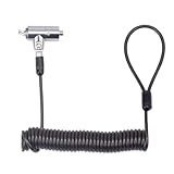 I3C Laptop-Schloss mit Schlüssel für Keilförmige Anschlüsse, Kabelschloss Laptop Schloss für Computer