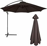 Ersatz-Sonnenschirm-Baldachin, 6 Arme/8 Arme, Polyester, UV-Schutz, Markt-Tischschirm, Baldachin, 2 m/2,7 m/300 cm, Ersatztuch, Sonnenschirm-Ersatzbezug, Rot, 6 Rippen - 2 m