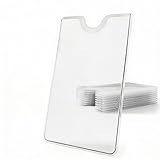 BE-HOLD 10 x Scheckkartenhülle, EC Karten Schutzhülle zum Schutz Ihrer Bankkarten, Kreditkarten usw. für ihre Geldbörse