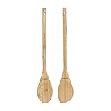 Culinare Naturals 2 Stücke Kochlöffel Set, aus natürlichem Bambus, 31cm, Küchenhelfer-Set, C70019