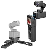 Feiyu Pocket 3 4K Vlog-Kamera mit 3-Achsen-Gimbal & kabelloser Fernbedienung – Inkl. Gesichtserkennung und Magnet-Ständer, 120° Weitwinkel – Kompakte Actioncam für YouTube, TikTok & Reisevideos