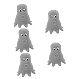 minkissy 5Er-Packung Oktopus-Ringbox klein Hochzeit Brautjungfer Mini schmuckkästchen schmuckkasten für ringe Ehering Box präsentbox Ringboxen für Schmuckgeschenk Ringträger Plastikembryo