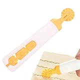 Ravioli-Schneidrad – Schwere Edelstahlkonstruktion, 4-in-1-Design, Sanfte Rotation, Handhabt Dicken Teig Problemlos, Schafft Saubere Kanten Für Kekse, Nudelbrot | Mehrzweck-Crimpzange Für Den Küchenge