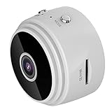 1080P Videokamera, Infrarot Nachtsicht Kamera mit 150 ° Weitwinkel, Drahtlose WiFi Heim Überwachungs Kamera, Unterstützung für Intelligente Bewegungs Erkennung, für Kinder, Kinder (White)