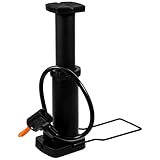 Abaodam Aluminium Fußluftpumpe Kompakt Tragbar für Fahrrad Motorrad Auto Robuster Kleiner Inflator ohne Manometer Ergonomisch Leicht und Vielseitig für Reise und Haushalt Zufällige Farbe