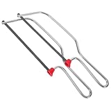 EXHUMKY 2 Stück Mini -Drahtsäge Modellbau-Handsäge japanische handsäge DIY Sägerahmen Minisäge zum Basteln tragbare Tischkreissäge Handwerkzeuge DIY Sägebogen Schmucksäge Stahl Silber