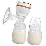 KOMBIUDA gelbe englische Version Pumpen Flasche Laktationskekse -Sauger wireless kabellose Milchpumpen zum Stillen Milchextraktor Polypropylen (pp)