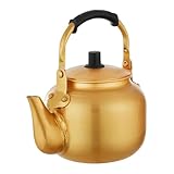 Aluminium Wasserkocher Camping – Leichter Wasserkocher | Wasserkocher für unterwegs | Kaffee-Teekanne | Teebereiter, Teekannenwärmer, Teekannen-Wasserkocher für Wanderungen, Picknicks, Reisen