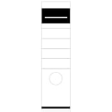 50 Stück Ordner Etiketten Ordner Breit Aufkleber Ordner Rückenschilder Selbstklebend Lang Selbstklebende Ordnerrücken Passend für Standardordner 6,2 x 28,5 cm (50, 6,2 x 28,5 cm)