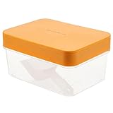 VINTORKY 1 Satz Eiswürfelschale wiederverwendbar Tabletts für eiswürfelform stapelbar big ice cube tray Haushalts-Eisform Werkzeug zur Herstellung von Eiskugeln Kieselgel Yellow