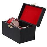 PRETYZOOM Mini Drum Set Ornament Vintage Musikinstrument Modell Wohnkultur Miniatur Trommel Dekoration