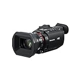 Panasonic HC-X1600E 4K 60p Professional Camcorder with 25mm Wide-Angle Lens, 24x Optical Zoom, 5-Axis Hybrid OIS, Wi-Fi, USB PD, Black
