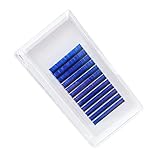 Healeved 1 Box Wimpernverlängerungskabel Künstliche Wimpern Verlängerungen Falsche Wimpern Falsche Wimpern Falsche Wimpern Make Up Falsche Wimpern Blaue Chemiefaser