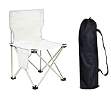 Outdoor-Campingstuhl, tragbare Klapphocker mit Seitentaschen, robuste Angelstühle zum Wandern, Strand, Picknick, Grillen