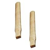 VANZACK 2 Stück passend für Titanhammer Griffe Camping Hatchet Axe Bogenschütze holzstiel für gartengeräte holzgriff Ersatzgriff für Beil -Zubehör Griff für hölzern