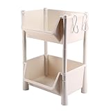 Flaroey Bücherregal, Regal, Aufbewahrungsregal für Kinderspielzeug, Mehrschichtiges Haushaltsregal, Offen