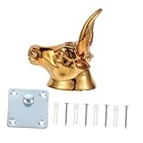 iplusmile Retro -badezimmer -wandbügel Dekorativer Haken Badezimmer -wandtuchhaken Haken Dekorativ Hakenleiste Hakenaufhänger Tierhaken Vintage Handtuchhaken Türhaken Huthaken Golden Eisen