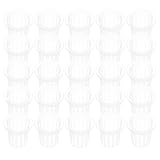 Hohopeti 50 Stück Hydroponik Pflanzkörbe Kunststoff Netztöpfe mit Schlitz Langlebige Anzuchttöpfe für Hydrokultur Garten Gewächshauspflanzen Transparent Vielseitig für Indoor und Outdoor