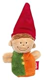 SIGIKID Fingerpuppe Kasperl, Plüschpuppe zum Auf-die-Finger-stecken, Rollenspiel, Geschichten erzählen, Spielen, für Kinder ab 6 Monaten, Art.-Nr. 43001, mehrfarbig 10 cm